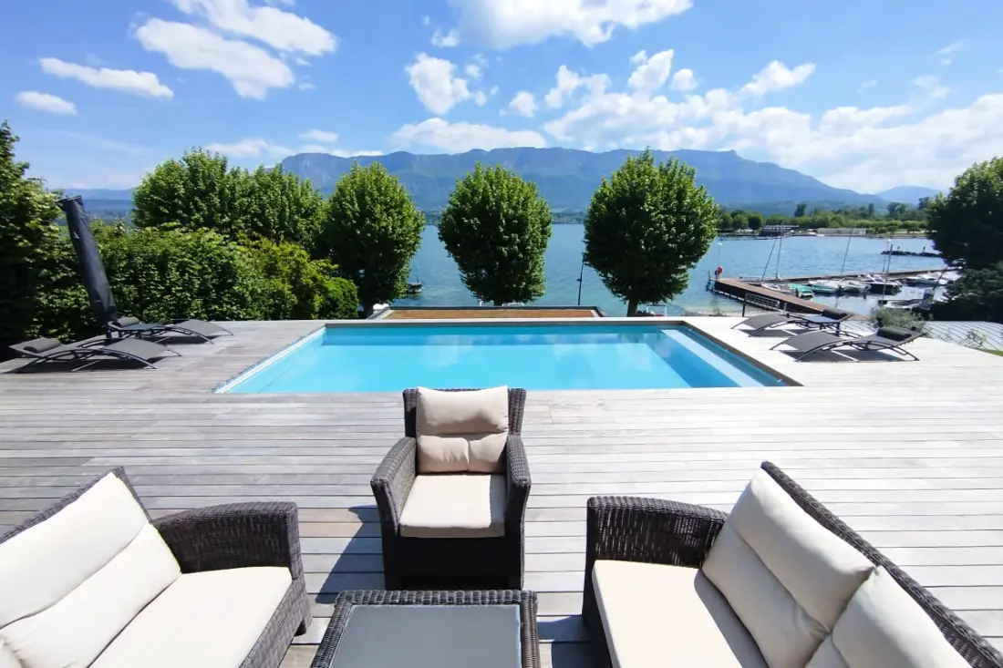 Villa Piscine Chauffée, Vue Et Accès Lac, Climatisation