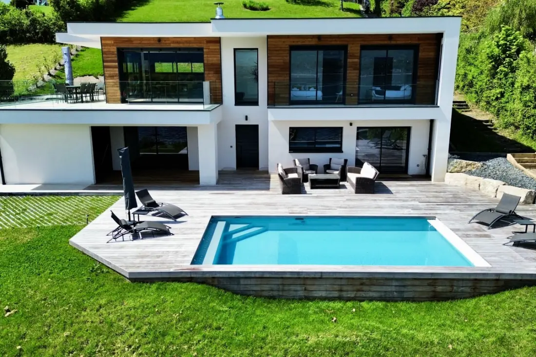 Villa Piscine Chauffée, Vue Et Accès Lac, Climatisation