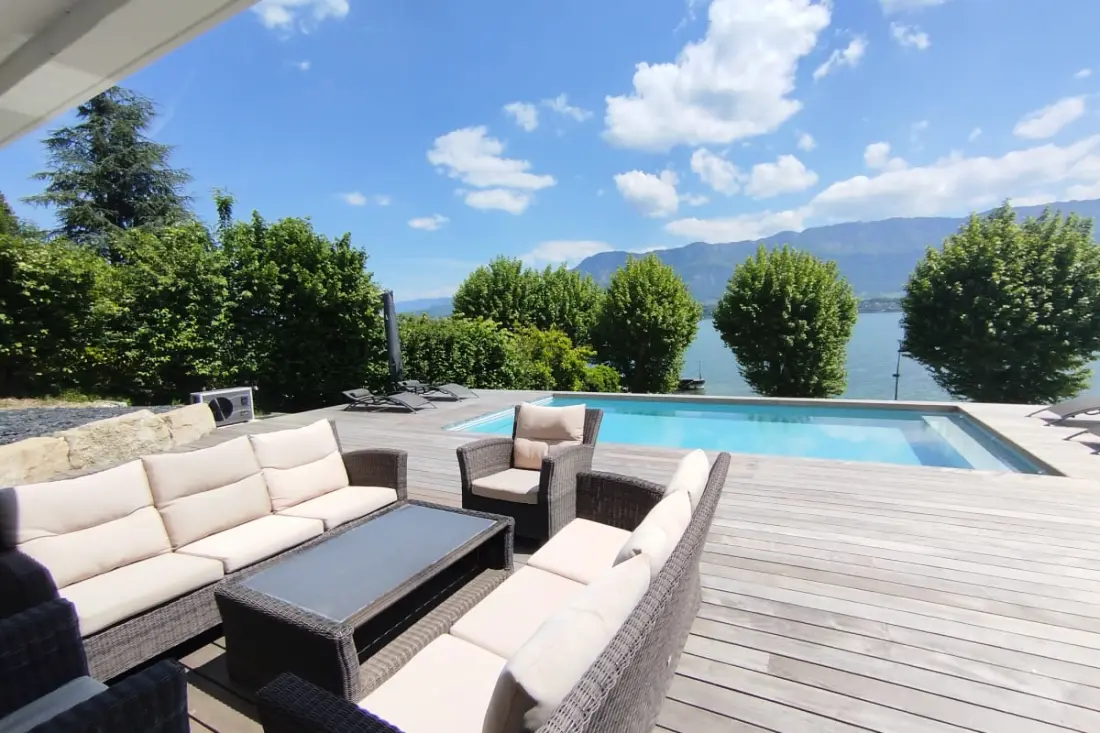 Villa Piscine Chauffée, Vue Et Accès Lac, Climatisation