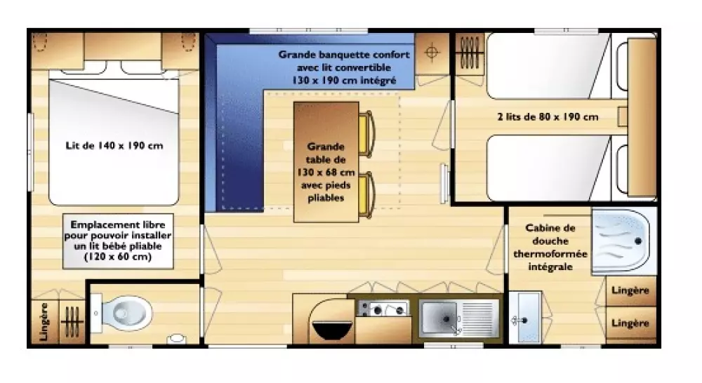Camping Paradis Le Rocher de la Granelle 3 étoiles★★★