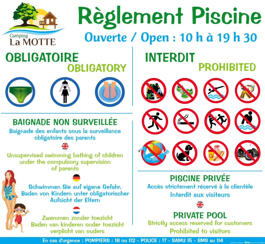 Camping LA MOTTE 3 étoiles★★★
