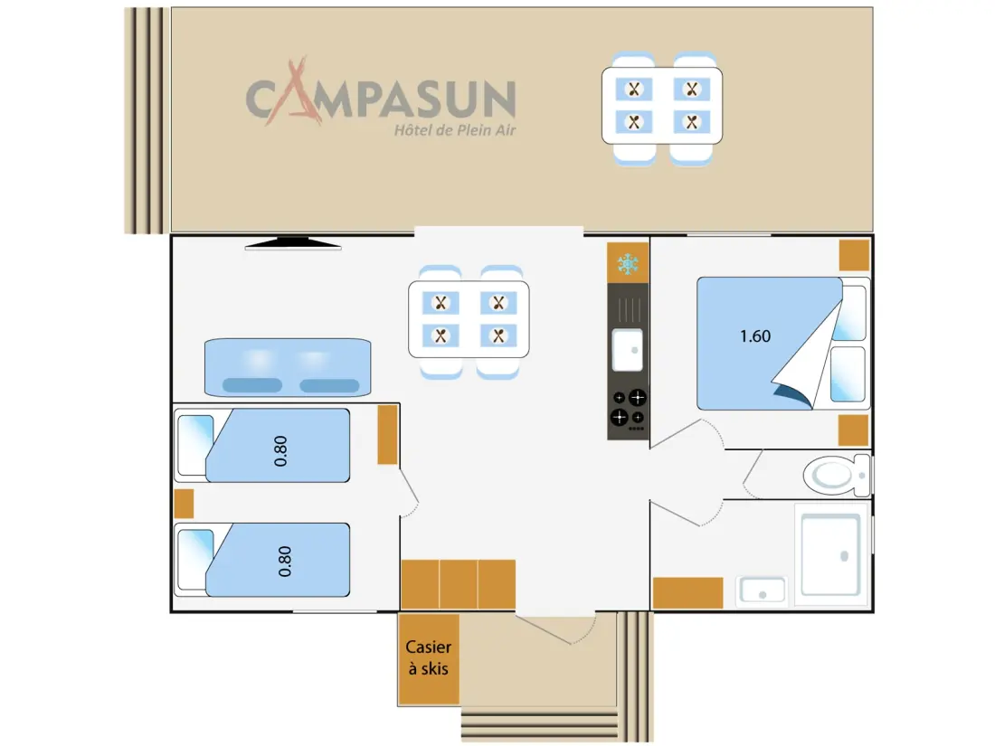 Campasun Camping Le Clos du Pin 3 étoiles★★★