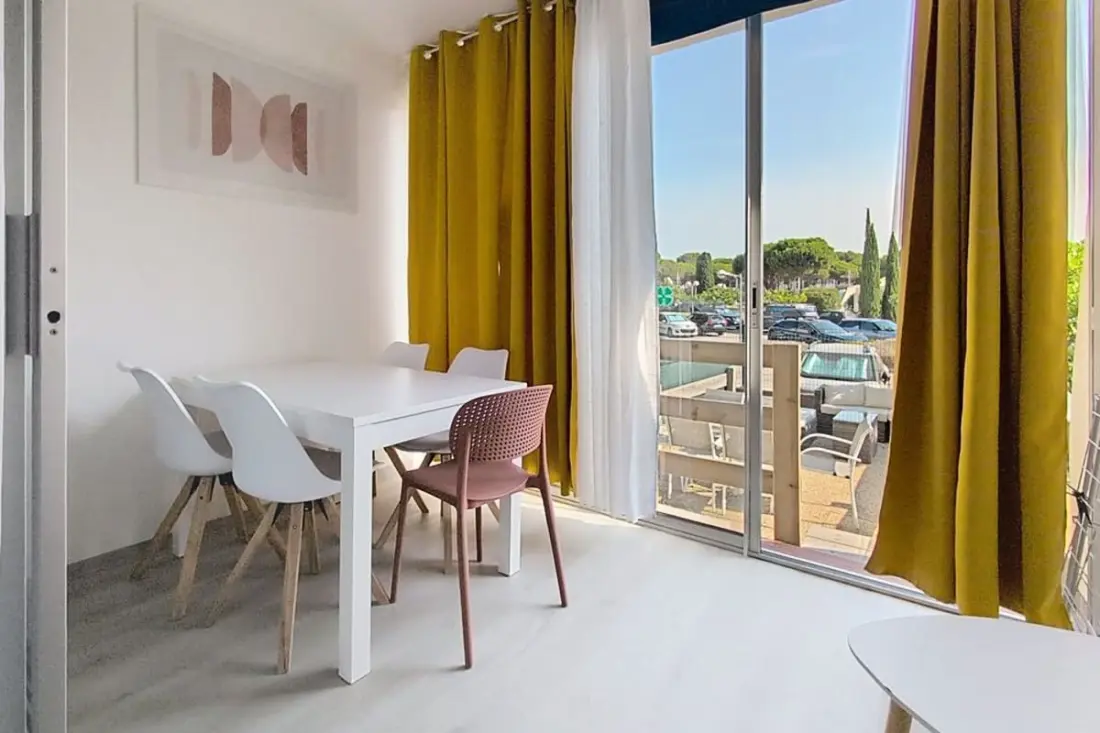 Résidence Jardins Du Port B1019 – Studio Rdc, Clim, Loggia, Parking, Wi-fi, Piscine