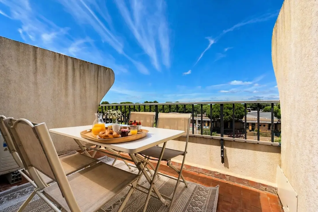 Résidence Jardins Du Port D3073 – Studio Clim, Terrasse, Parking, Wi-fi, Piscine