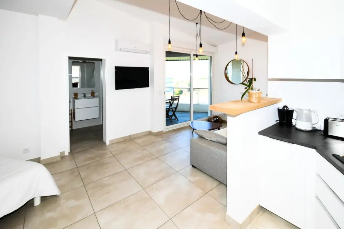 Résidence Le Couchant Studio Vue Mer B401 Dans Résidence Avec Accès Privé à La Plage