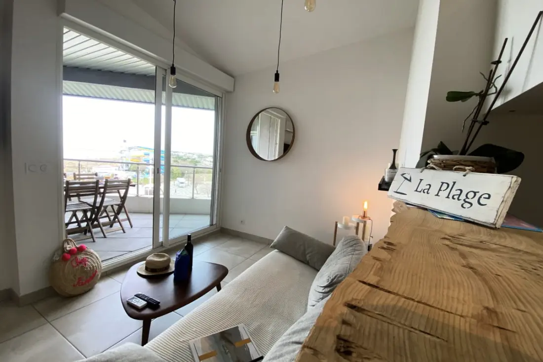Résidence Le Couchant Studio Vue Mer B401 Dans Résidence Avec Accès Privé à La Plage