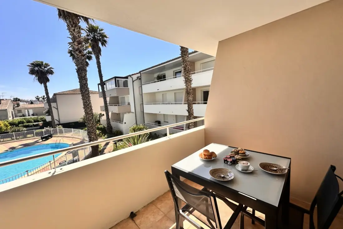 Résidence Le Mayflower – Appartement Ensoleillé Avec Piscine