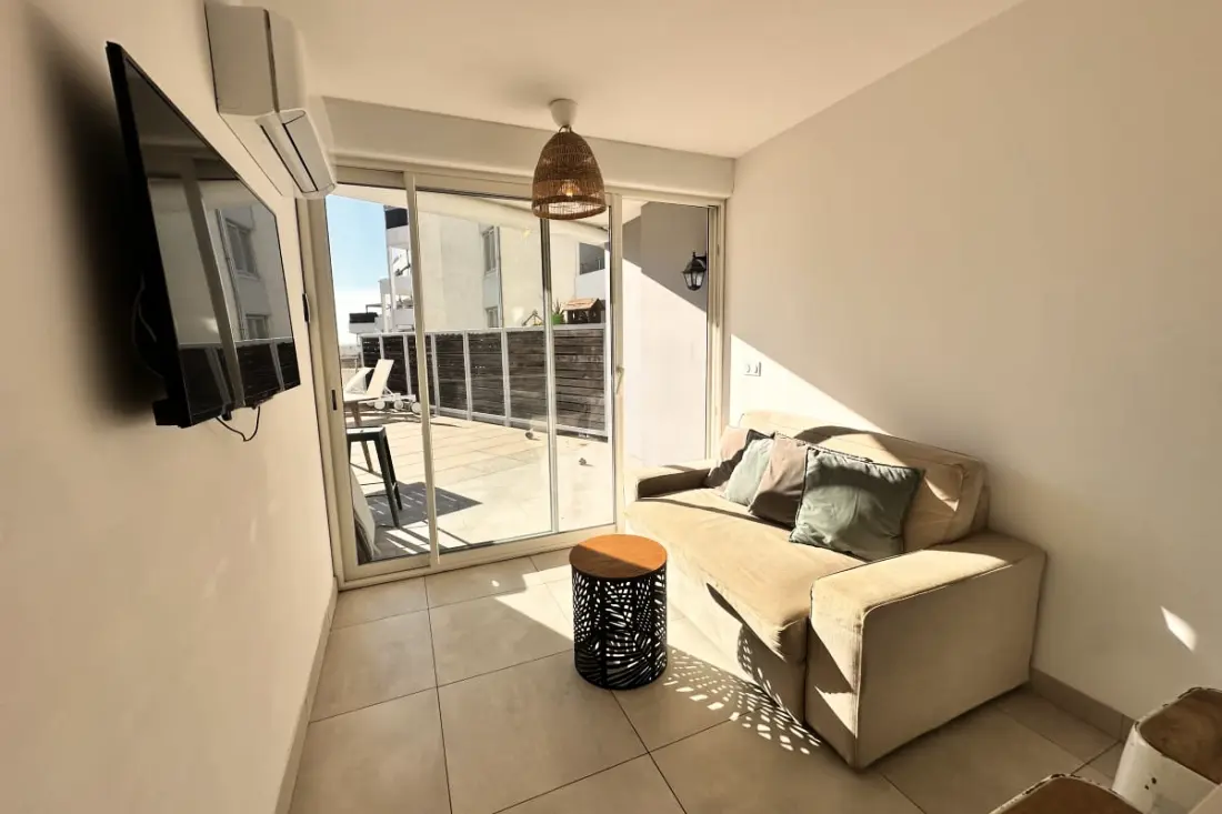 Résidence Terrasse Ensoleillée : Appartement 1 Chambre 1 Cabine Vue Mer Terrasse