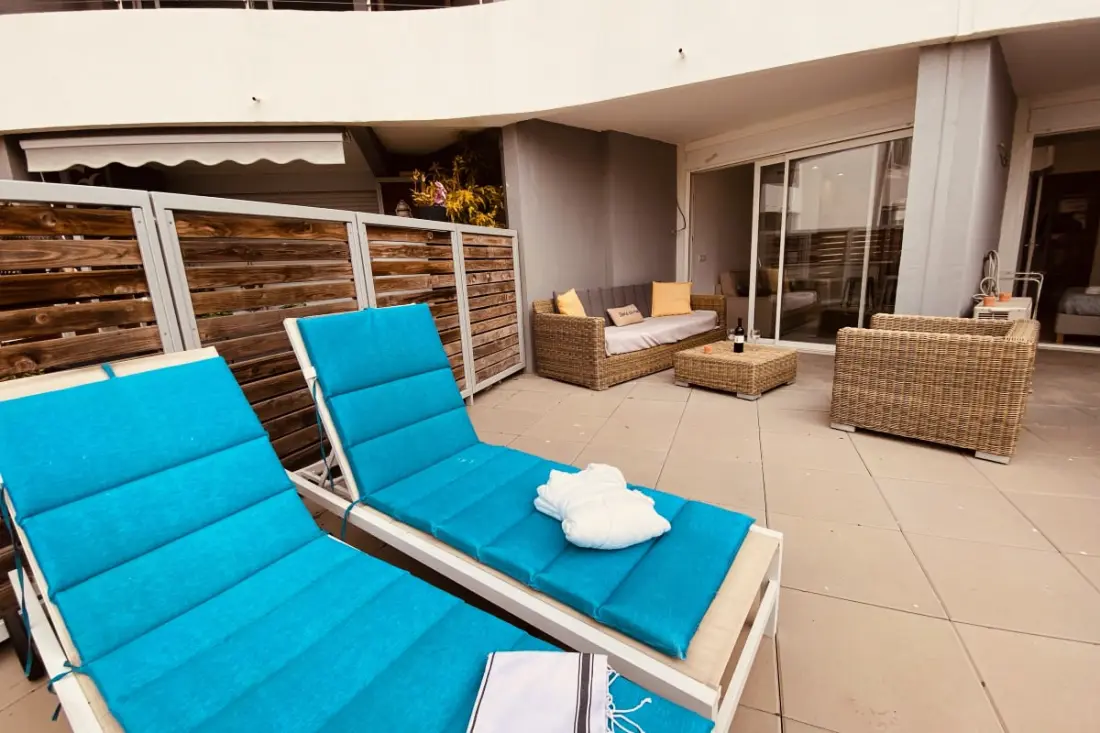 Résidence Terrasse Ensoleillée : Appartement 1 Chambre 1 Cabine Vue Mer Terrasse