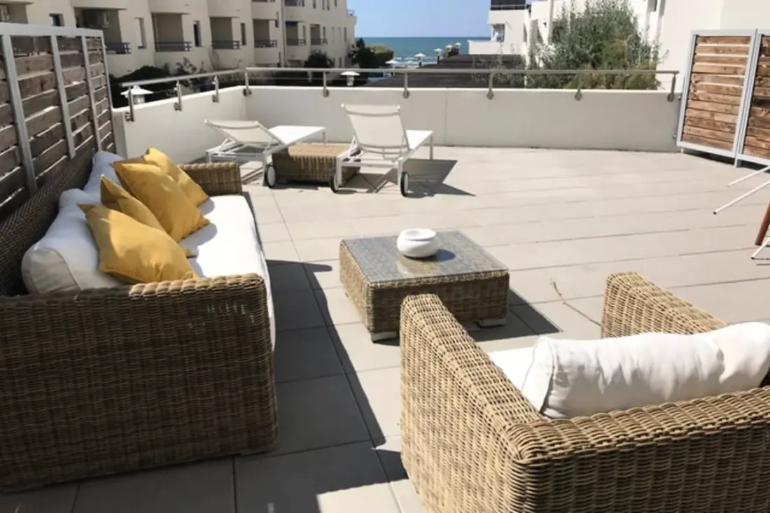 Résidence Terrasse Ensoleillée : Appartement 1 Chambre 1 Cabine Vue Mer Terrasse