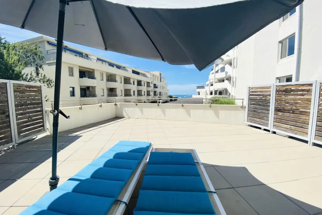 Résidence Terrasse Ensoleillée : Appartement 1 Chambre 1 Cabine Vue Mer Terrasse