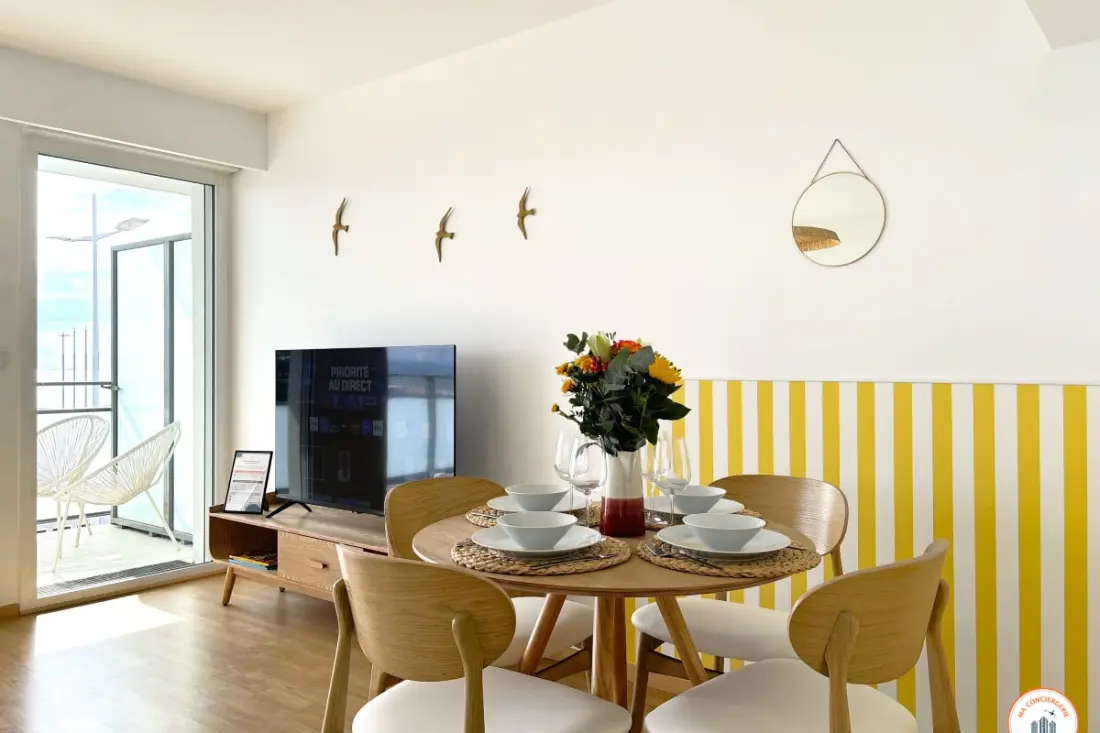 🌴 Le French Riviera - Vue Mer, Terrasse &amp; Parking