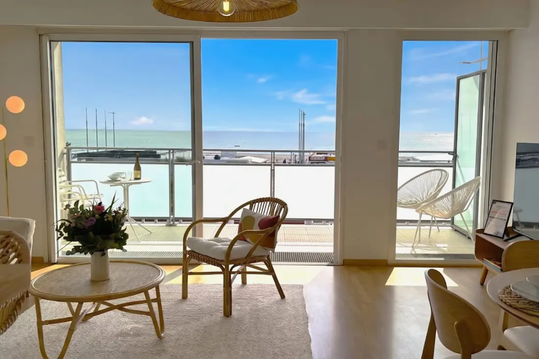 🌴 Le French Riviera - Vue Mer, Terrasse &amp; Parking