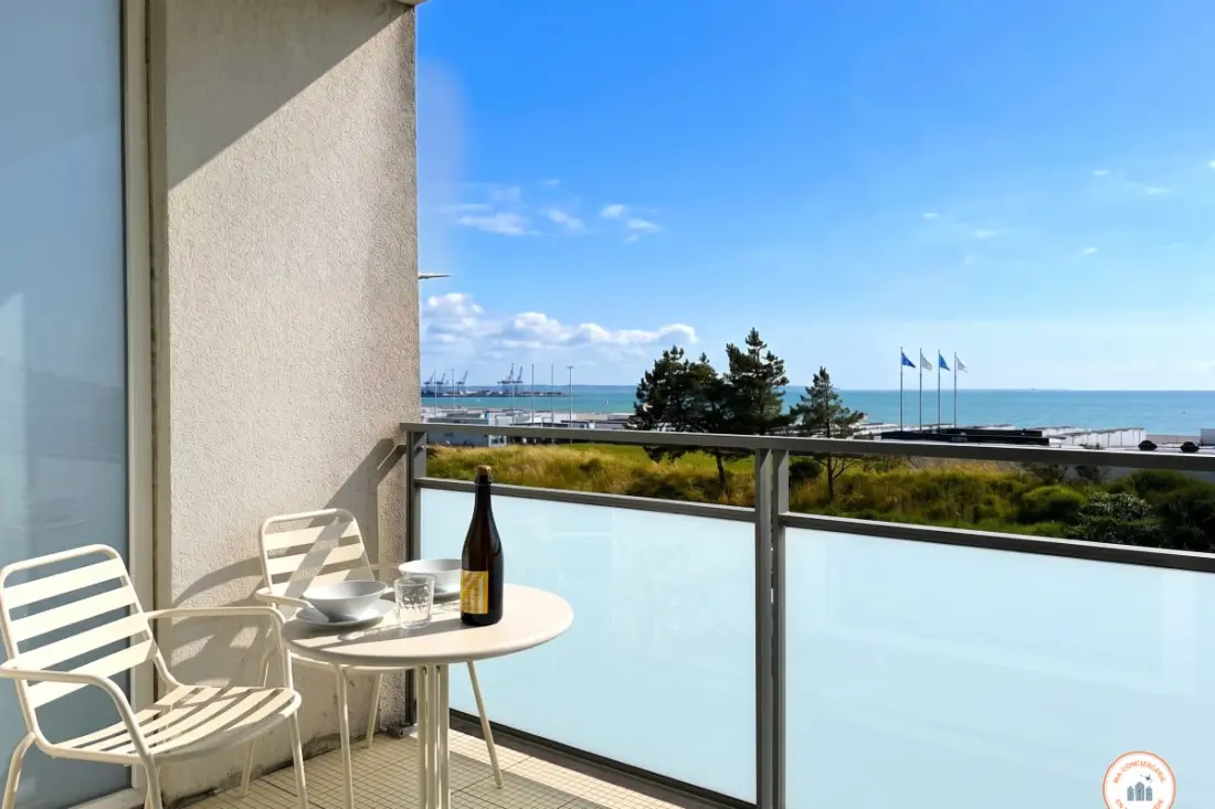 🌴 Le French Riviera - Vue Mer, Terrasse &amp; Parking