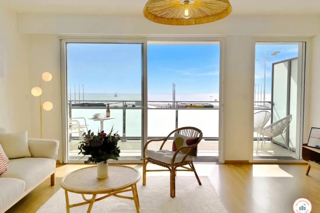 🌴 Le French Riviera - Vue Mer, Terrasse &amp; Parking