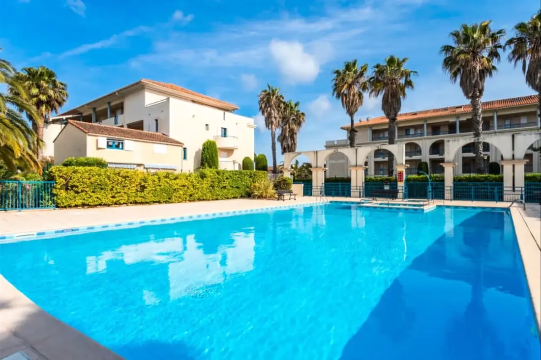 Résidence 🌞 Domaine D'azur - T2 Refait à Neuf Avec Terrasse, Piscine Et Garage