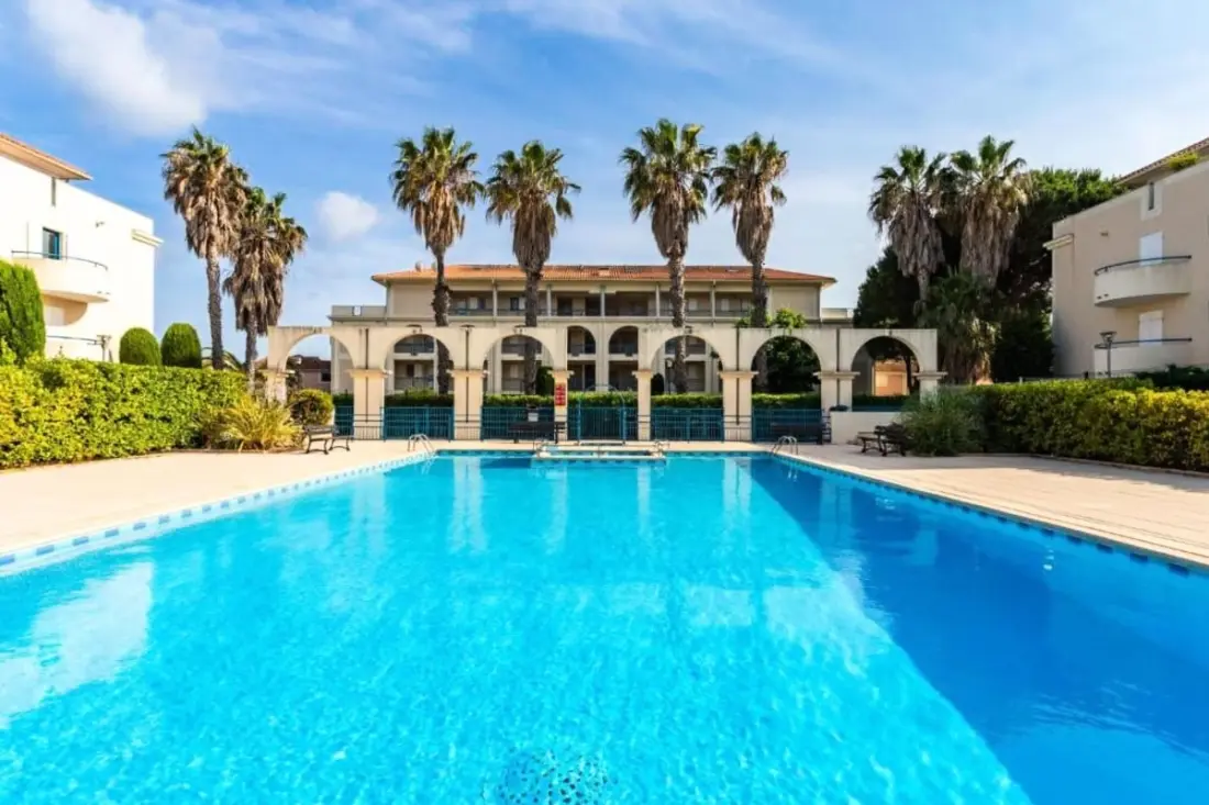 Résidence 🌞 Domaine D'azur - T2 Refait à Neuf Avec Terrasse, Piscine Et Garage