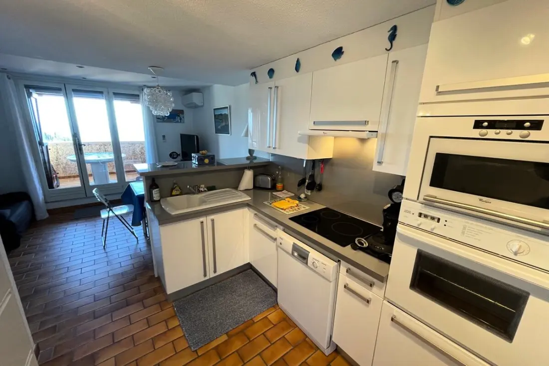 Résidence Duplex A Pramousquier - Vue Mer