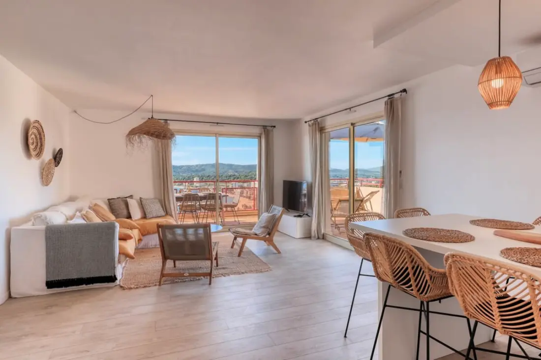 Résidence Mandariniers : Magnifique T4 Vue Mer Pour 6