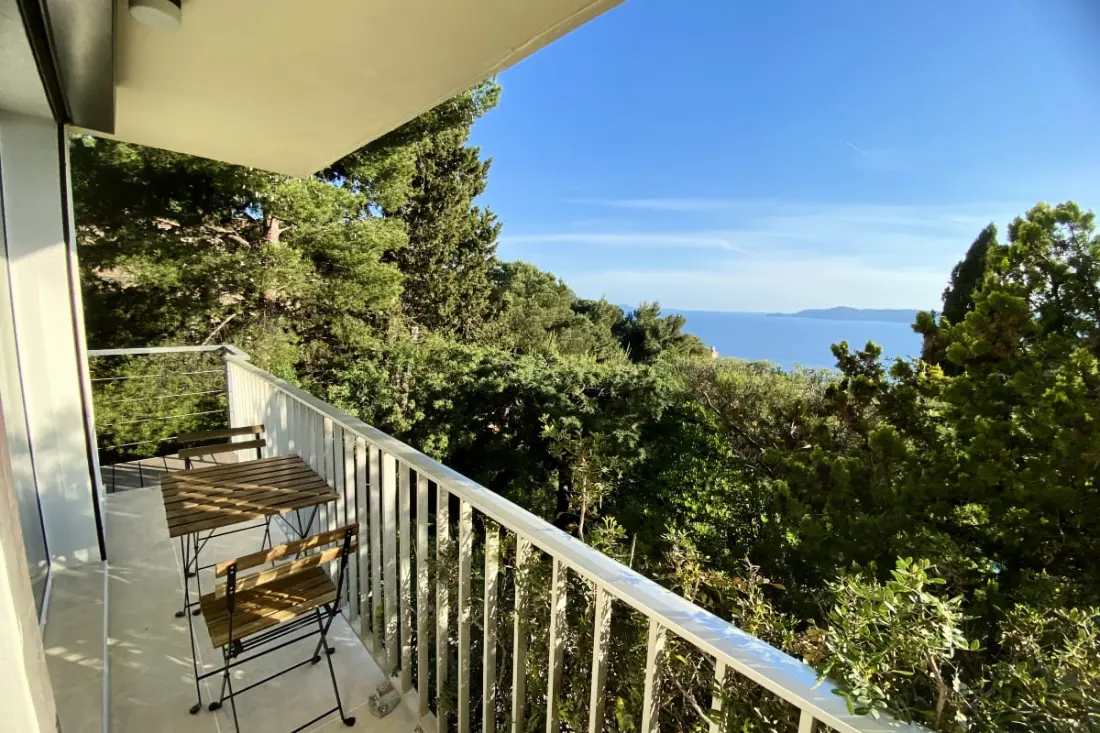 Résidence T2 Rénové Avec Vue Mer Et Grand Balcon – Aiguebelle, Le Lavandou