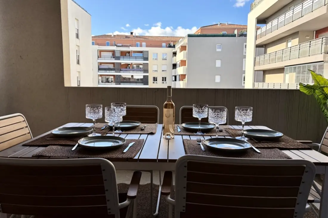 Résidence T4 Moderne 7 Pers. Avec Terrasse &amp; Parking – Plage à 10 Min à Pieds