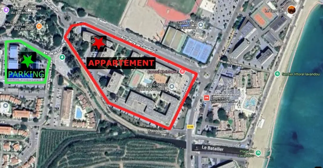 Résidence Vue Mer • Piscine • Clim • Rénové 2026 • Plage 300m • Classé 3 étoil