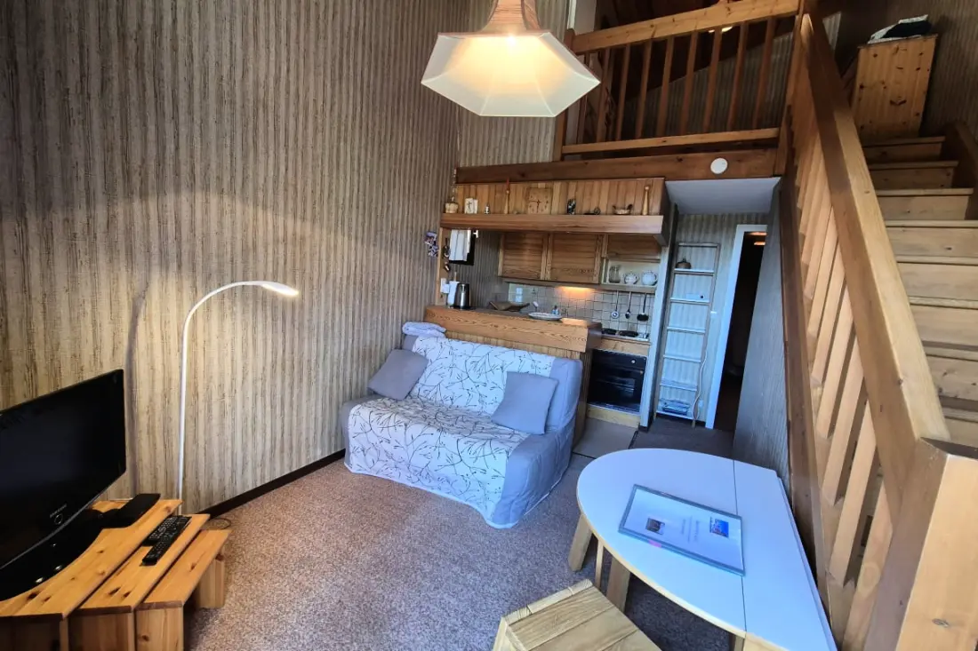 Charmant Duplex Au Pied Des Pistes – Balcon Plein Sud &amp; Mezzanine
