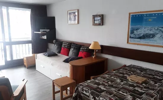 Studio 6 pers. au pied des pistes