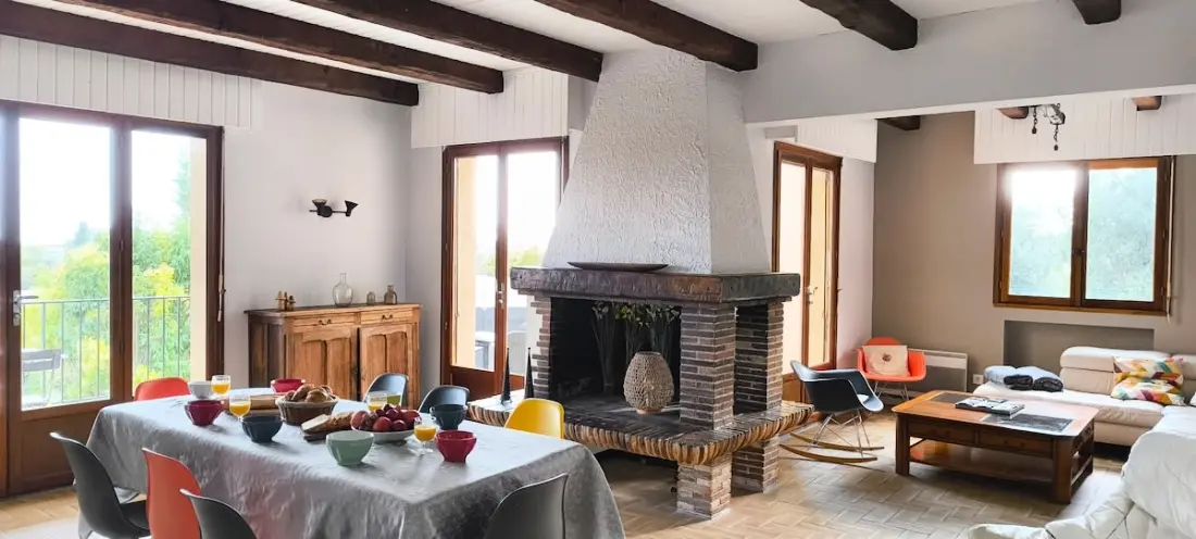 Grande Villa Conviviale Et Lumineuse Avec Piscine