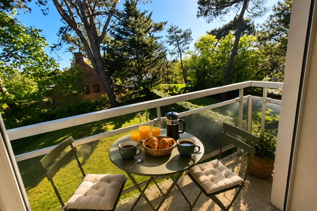Appart Avec Balcon, Parking Privé Au Touquet