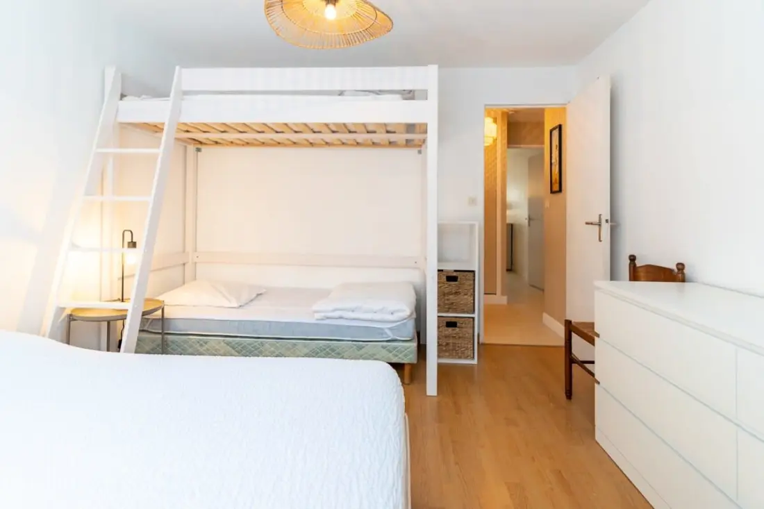 Résidence Agréable Appt 2 Chambres 6 Pers Avec Place De Parking Proche Centre Et Mer
