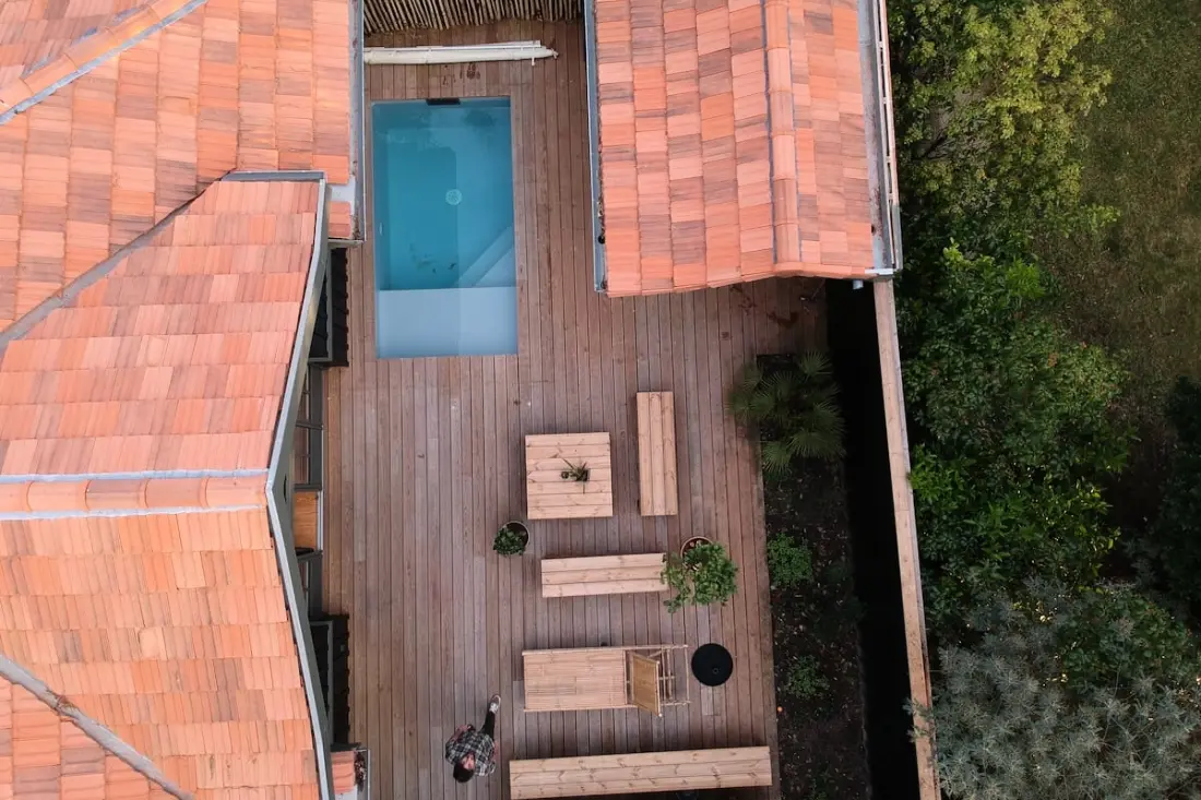 Villa Lège-cap-ferret - Piscine - Vue Bassin