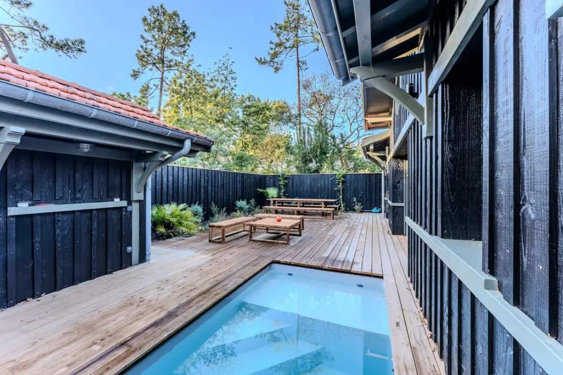 Villa Lège-cap-ferret - Piscine - Vue Bassin