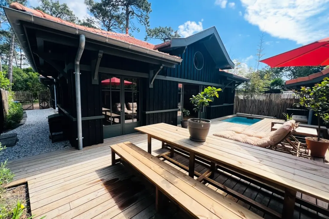 Villa Lège-cap-ferret - Piscine - Vue Bassin