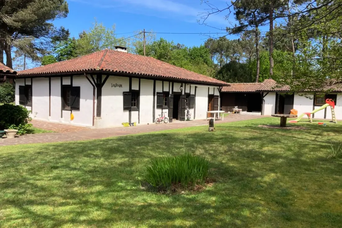 Belle Maison Landaise Parc Et Tennis Proche Océan
