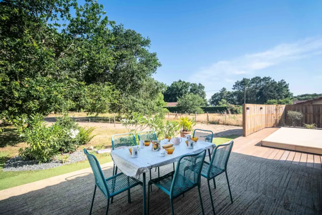 Grange Restaurée Dans Son Airial Landais