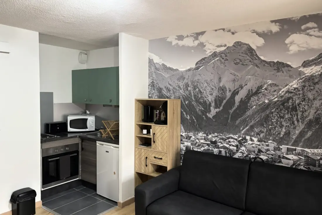 Studio Avec Balcon Vue Sur Montagne