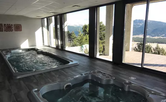 Chalet 7 pièces 18 pers vue exceptionnelle, classé 5* en meublé de tourisme et espace balnéo détente sportif