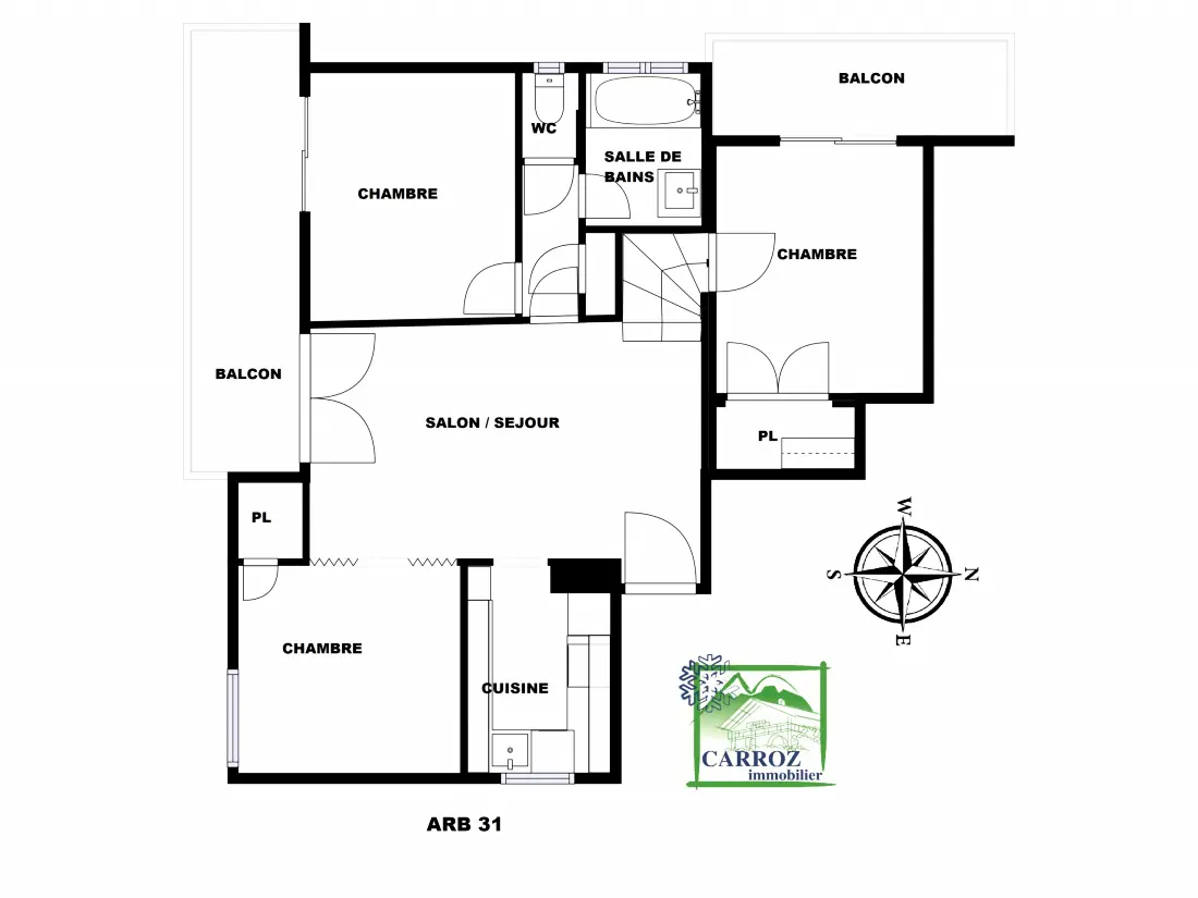 Appartements à Les Carroz-d'Arâches