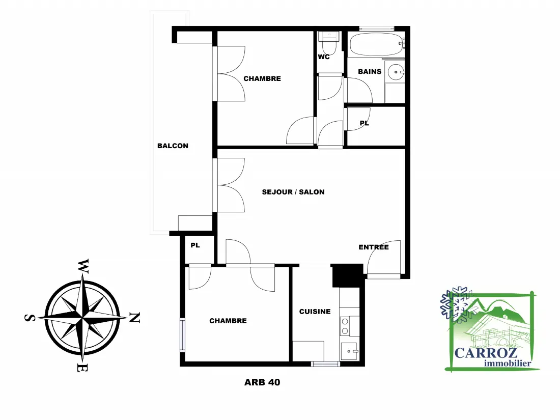 Appartements à Les Carroz-d'Arâches