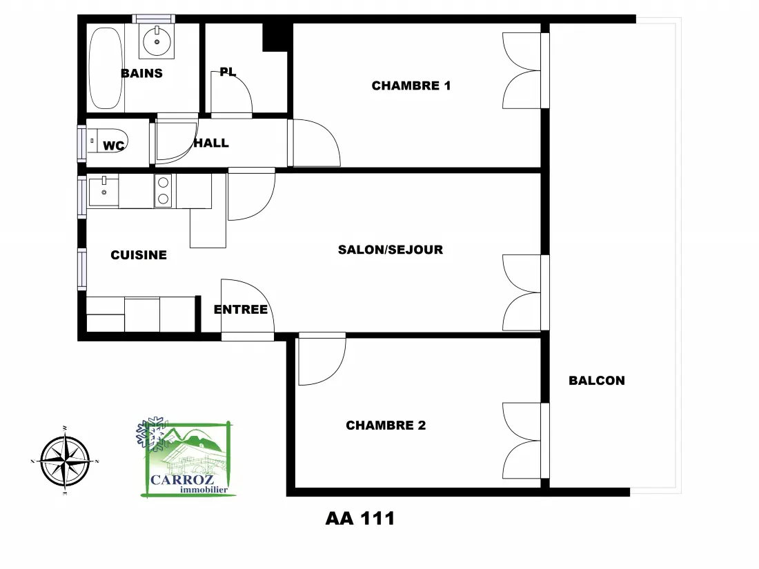 Appartements à Les Carroz-d'Arâches