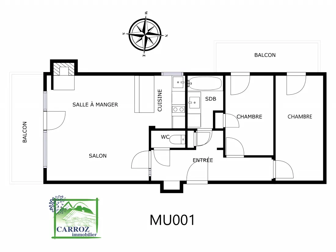 Appartements à Les Carroz-d'Arâches