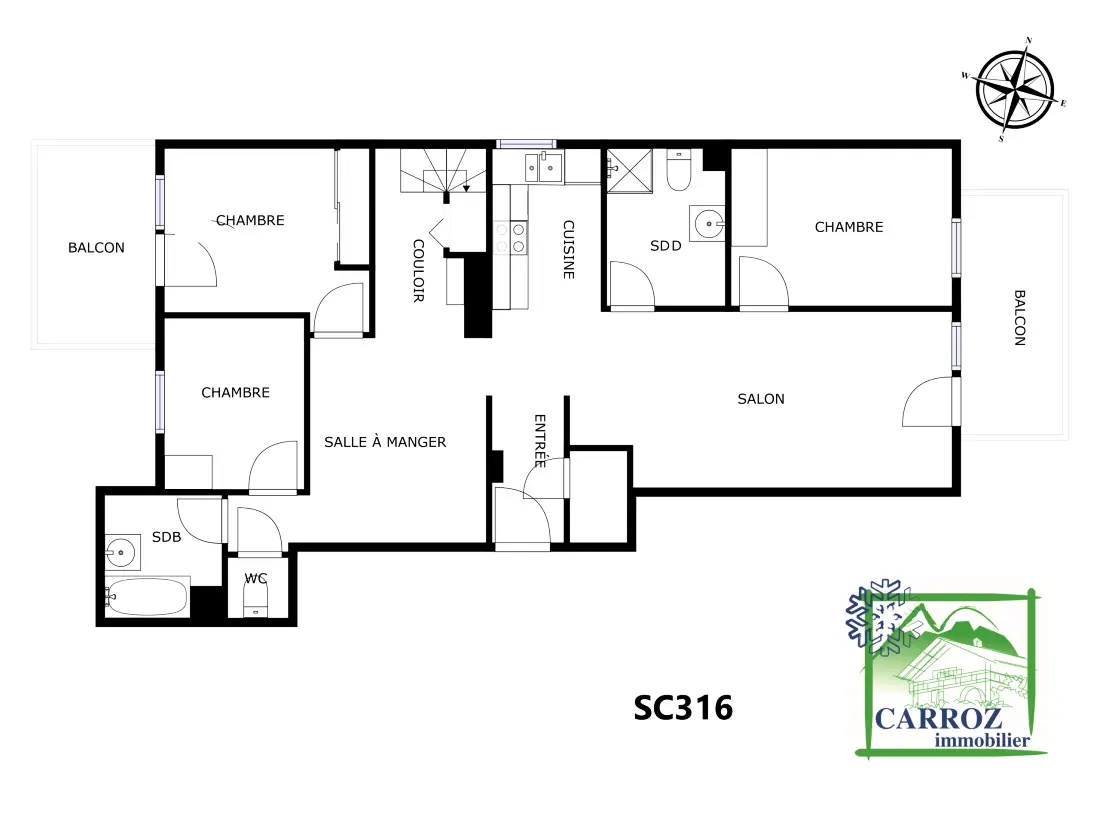 Appartements à Les Carroz-d'Arâches