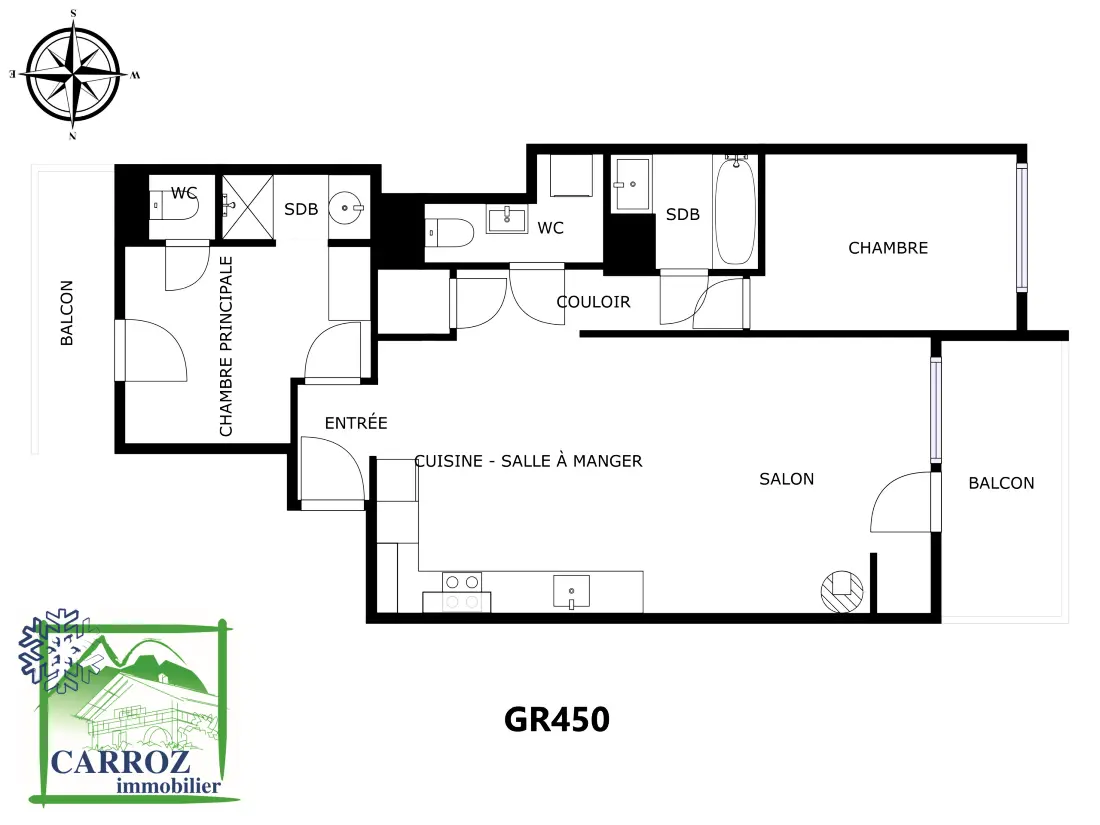 Appartements à Les Carroz-d'Arâches