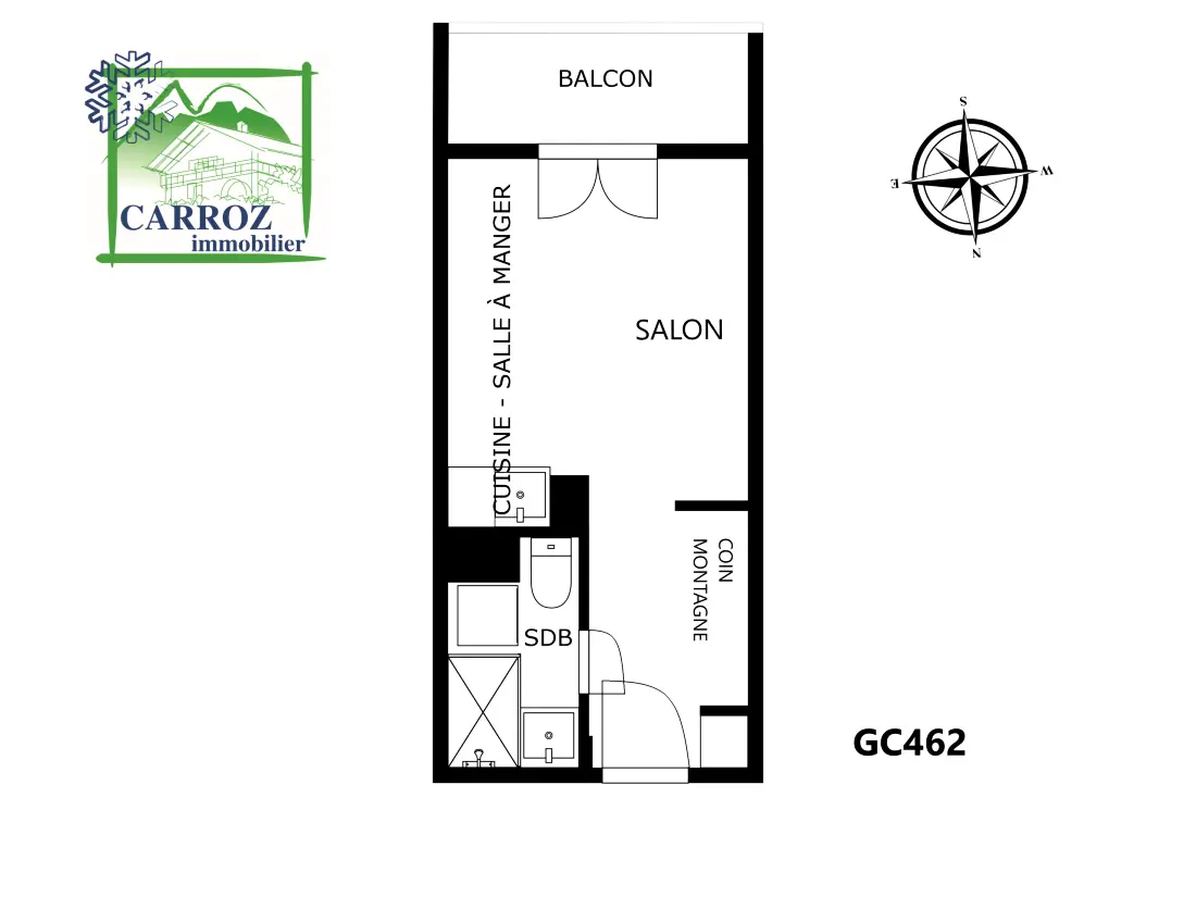 Studio à Les Carroz-d'Arâches