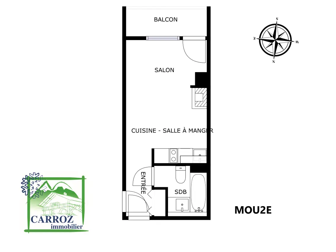 Studio à Les Carroz-d'Arâches