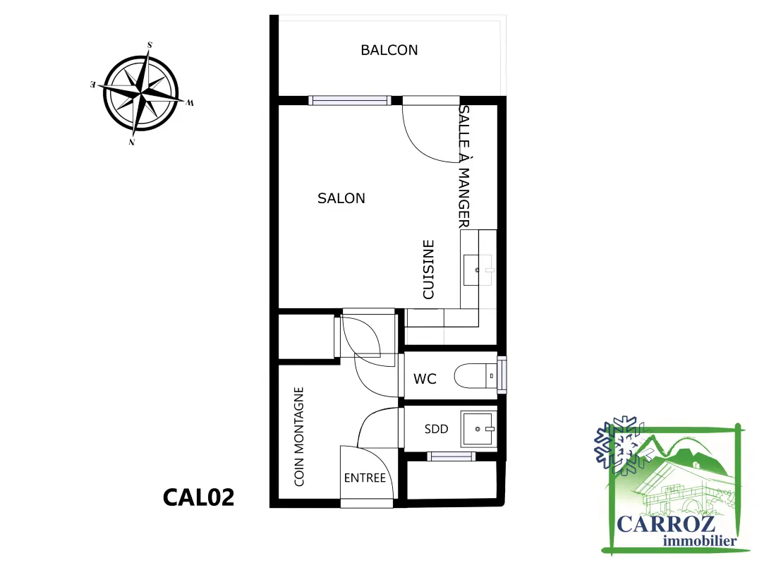 Studio à Les Carroz-d'Arâches