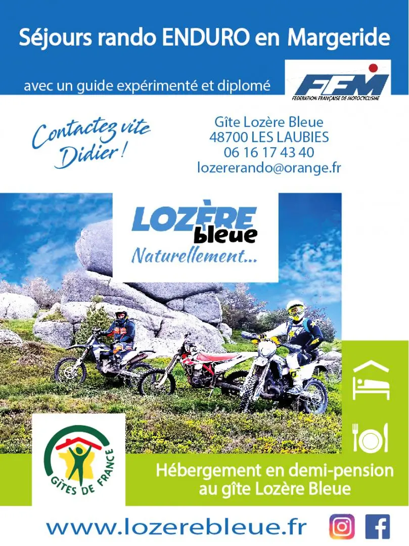 Gîte de France Gîte lozère bleue 12 personnes 3 épis