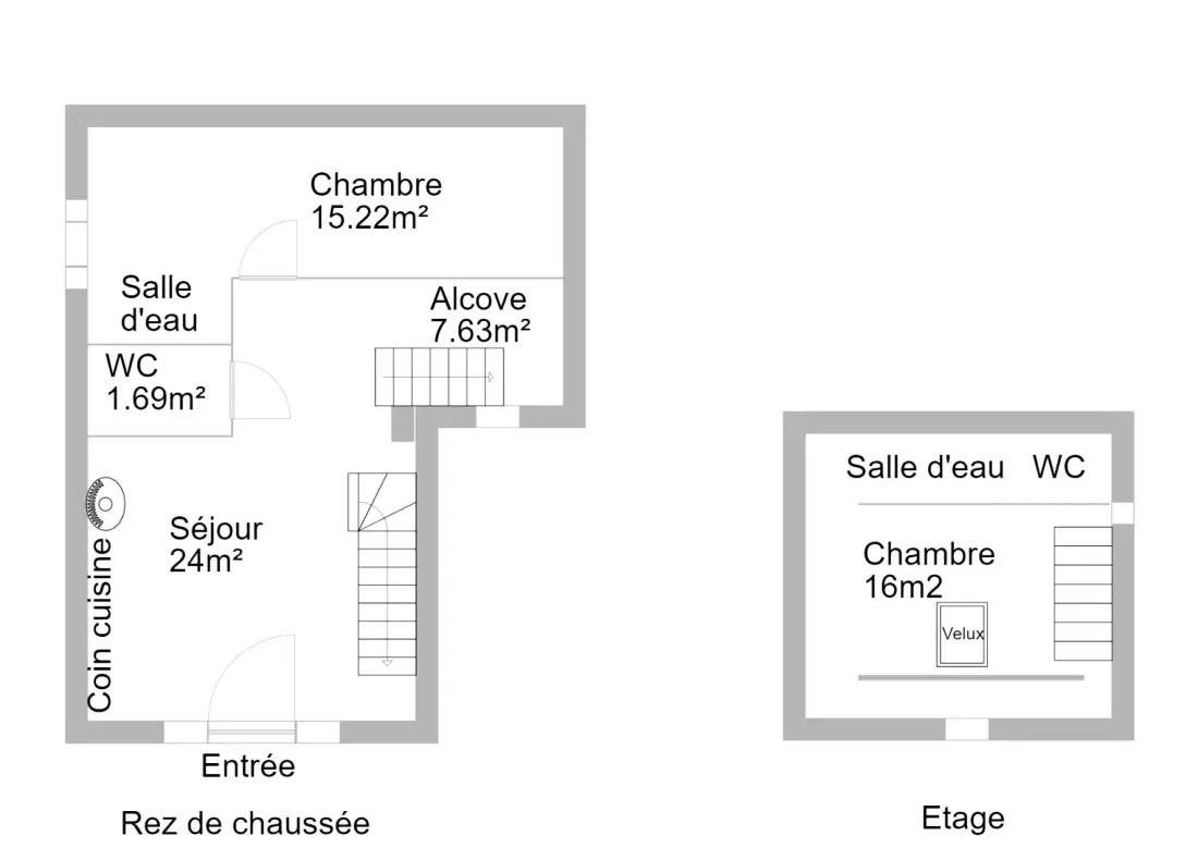 Gîte de France Gîte lozère bleue 4/5 personnes 3 épis