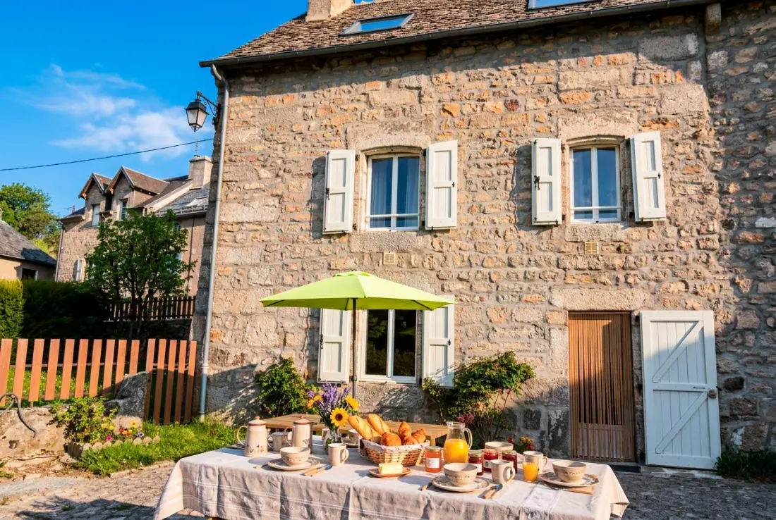 Gîte de France Le gîte gévaudan, 6/7 personnes au bacon 2 épis